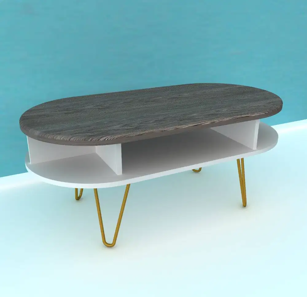 PROMO MEJA TAMU OVAL GRATIS ANTAR