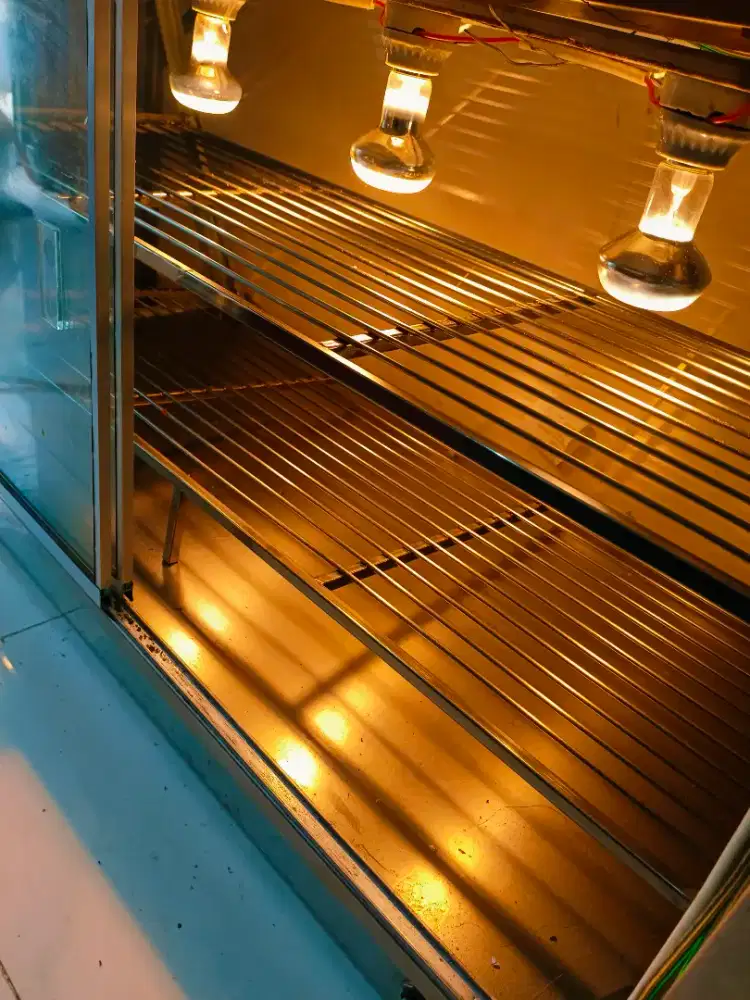 Warmer jumbo set meja full stainless