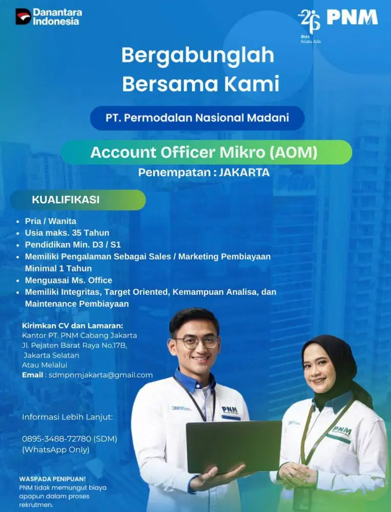 Account Officer Mikro (Marketing Pembiayaan)