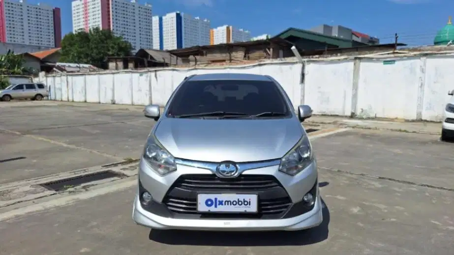 DP MURAH - Toyota Agya 1.2 G TRD Sportivo Bensin-AT 2018 Silver