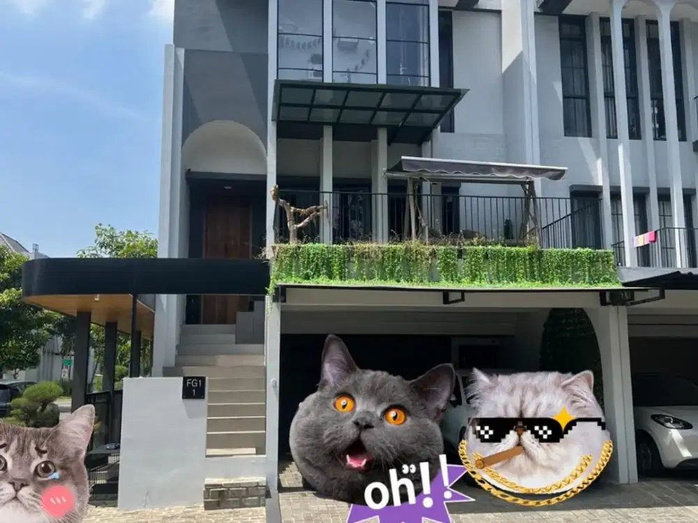 Diewakan Rumah Cantik Full Furnished Di Cluster Aether Greenwich BSD