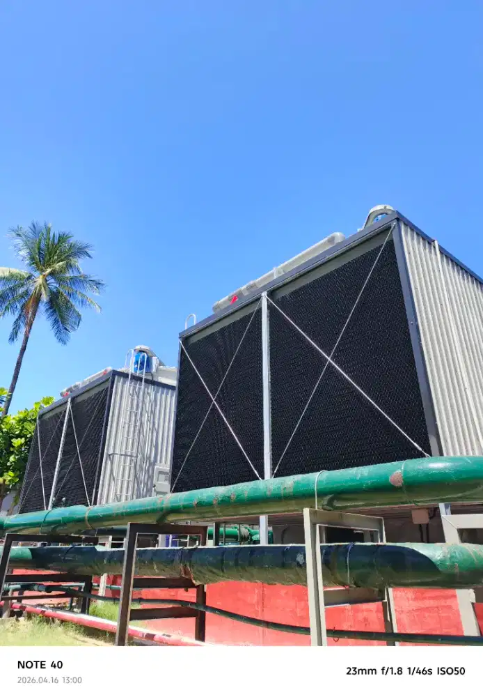 Maintenance cooling tower
