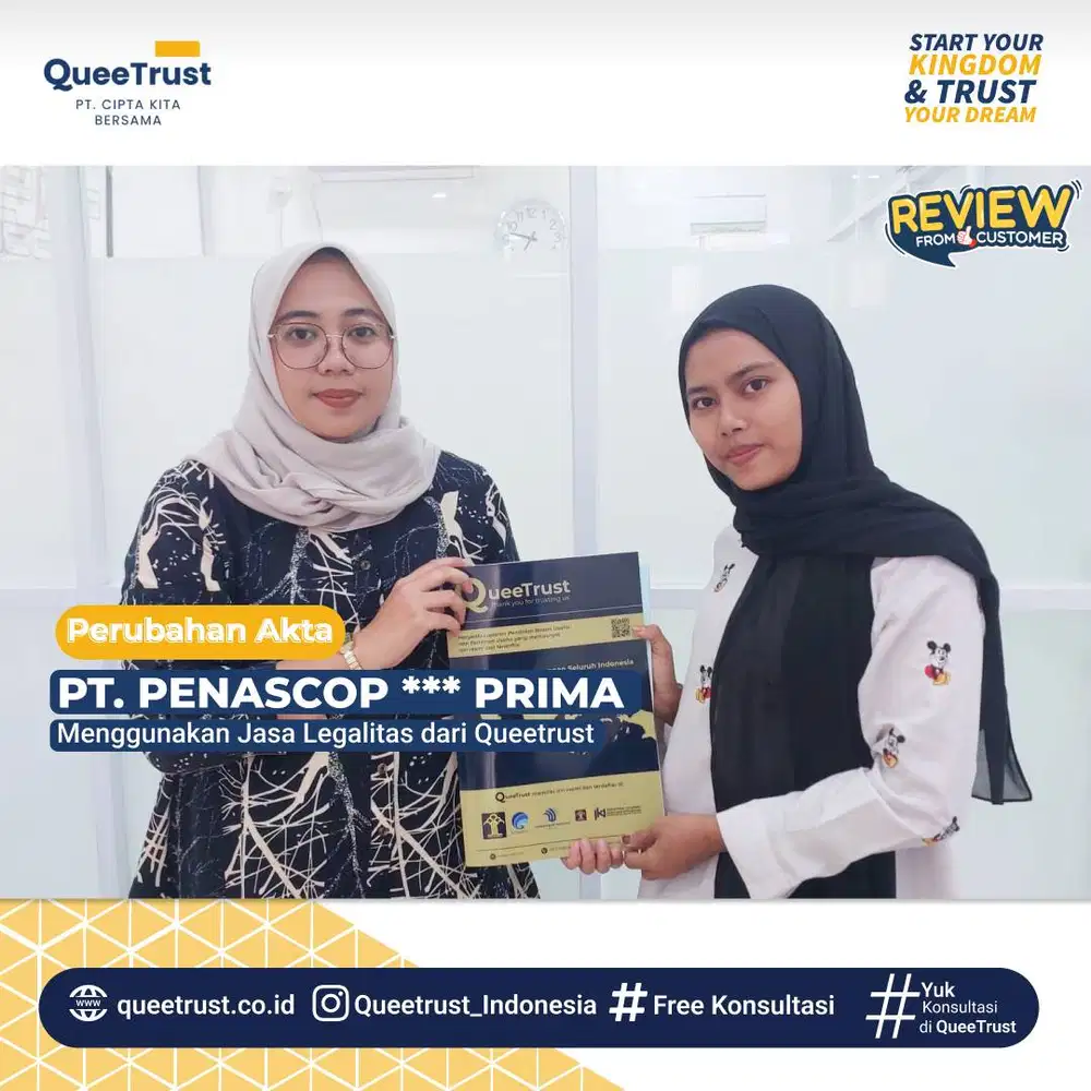 Bikin PT CV Yayasan Jakarta Cepat & Legal