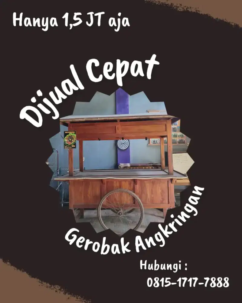 Dijual Gerobak Angkringan