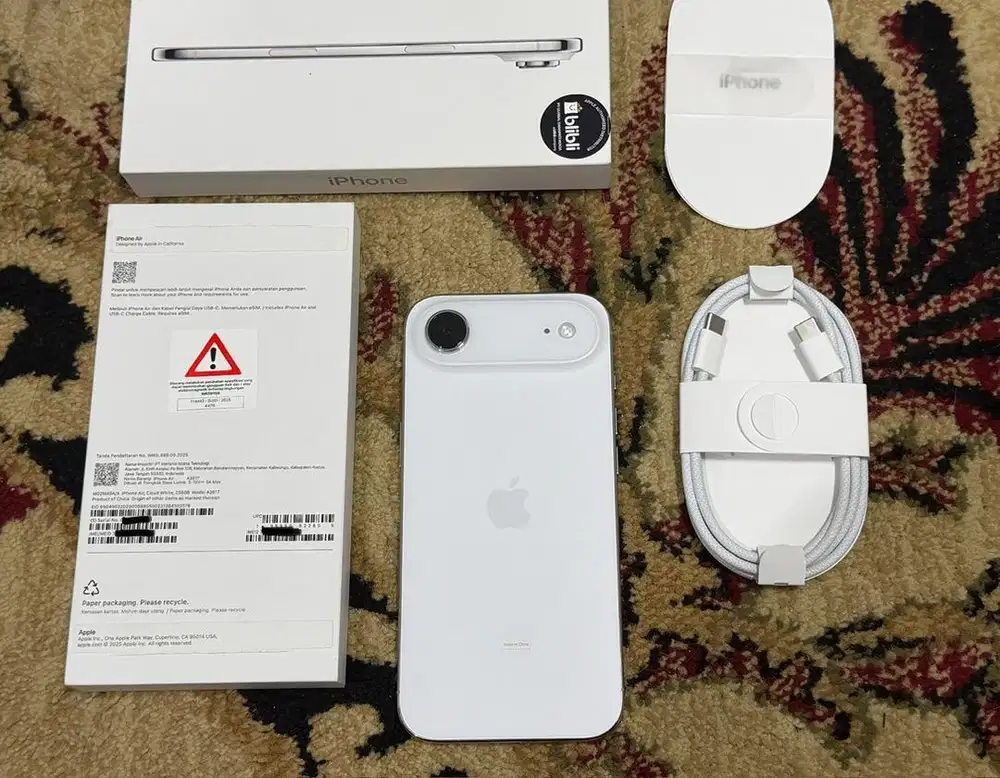 iPhone Air 256Gb Cloud White Baru Seminggu iBox GDN Bukan 17 17 Pro