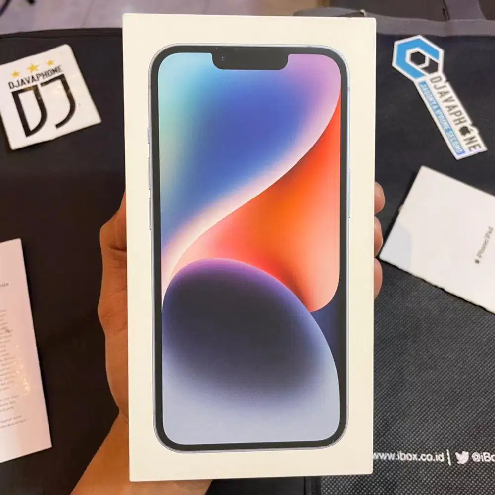 iPhone 14 Blue 128GB NEW Garansi Resmi iBox 1 Tahun
