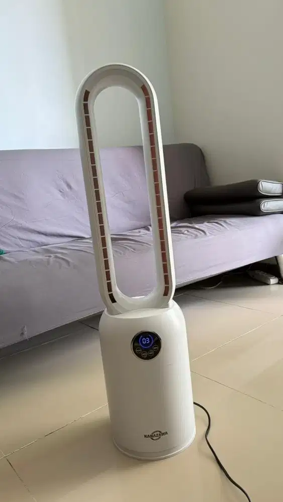 Preloved fan kipas angin penjernih udara layar led