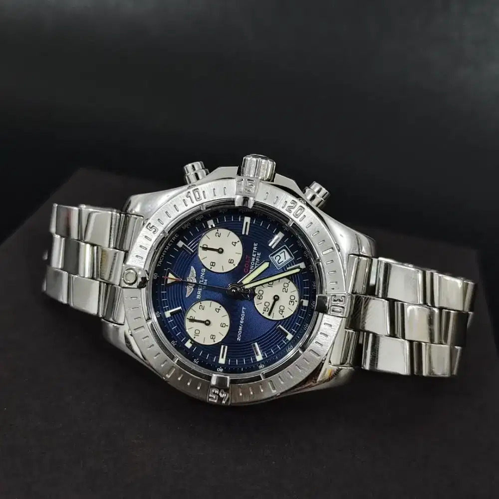 [For Sale] Breitling Colt Chronograph A73380 Blue Dial Quartz 41mm