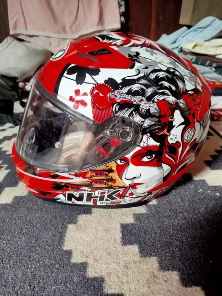 Jual helm NHK RX 9 lecet pemakaian