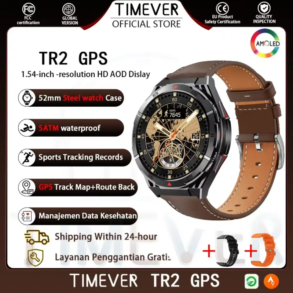 Jam Tangan TIMEVER TR2 5ATM GPS Travk