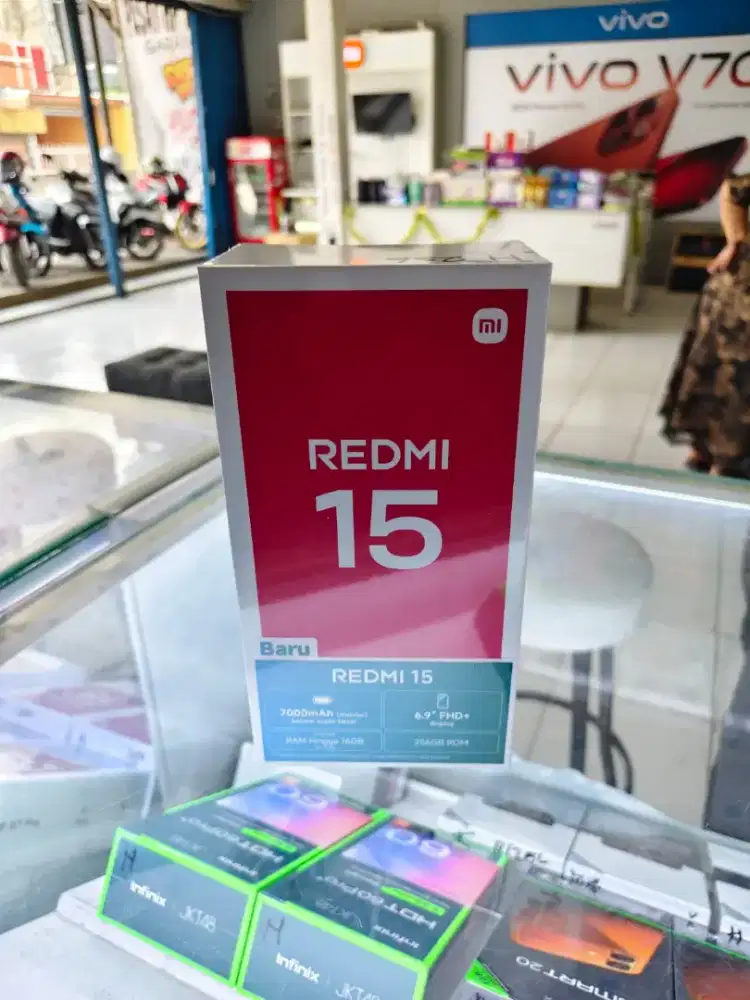 Redmi 15 8/256 Garansi Resmi 12 Bulan