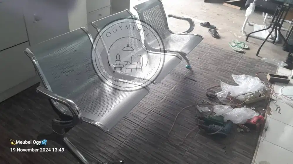 PROMO KURSI TUNGGU 3 SET GRATIS ANTAR