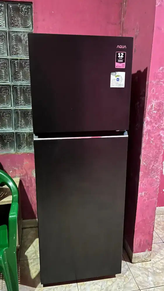 KULKAS AQUA 2 PINTU MULUS