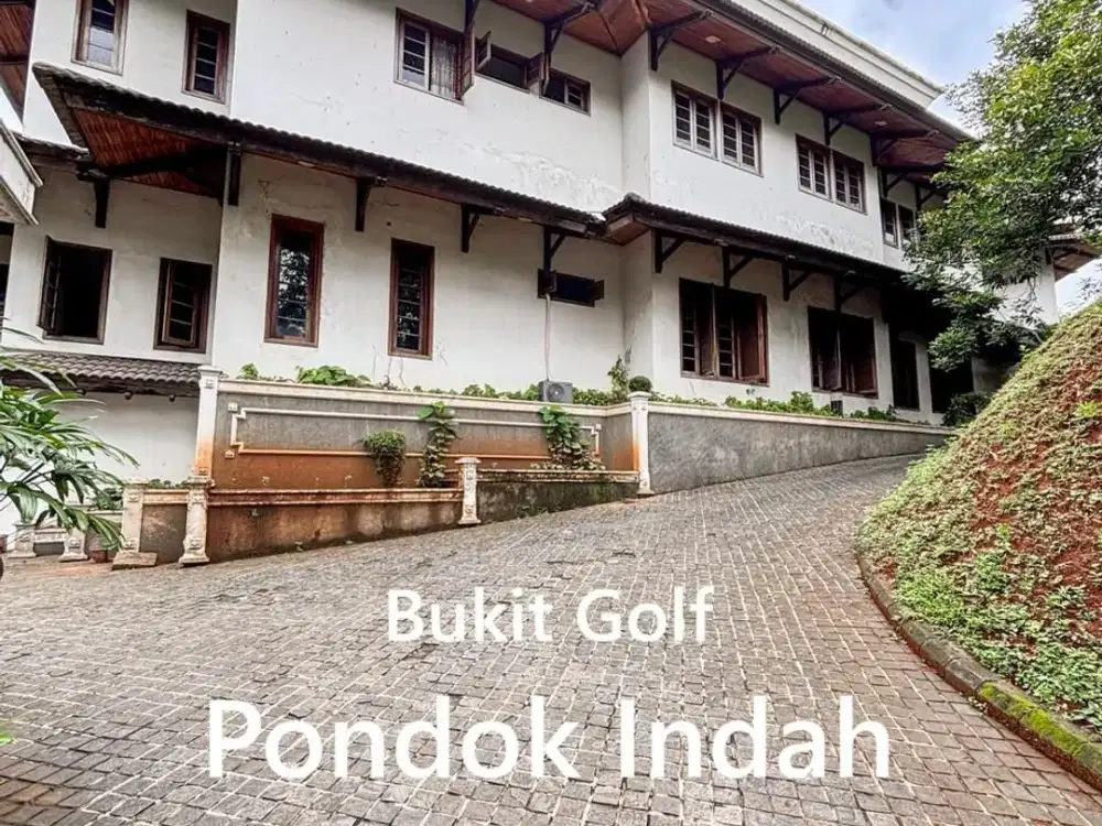 Rumah Mewah Hitung Tanah di Bukit Golf, Pondok Indah, Jakarta Selatan