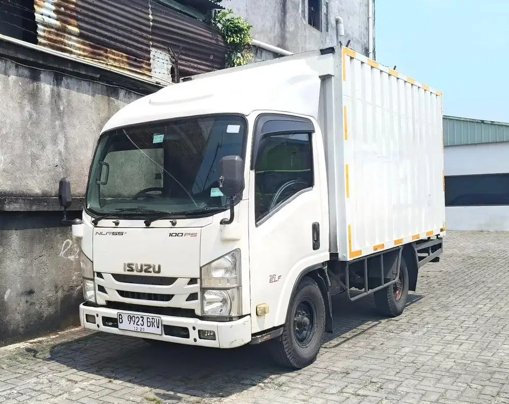 TITIP JUAL MURAH BU CDE Isuzu elf engkel NLR 55 TX Box besi 2017 bok