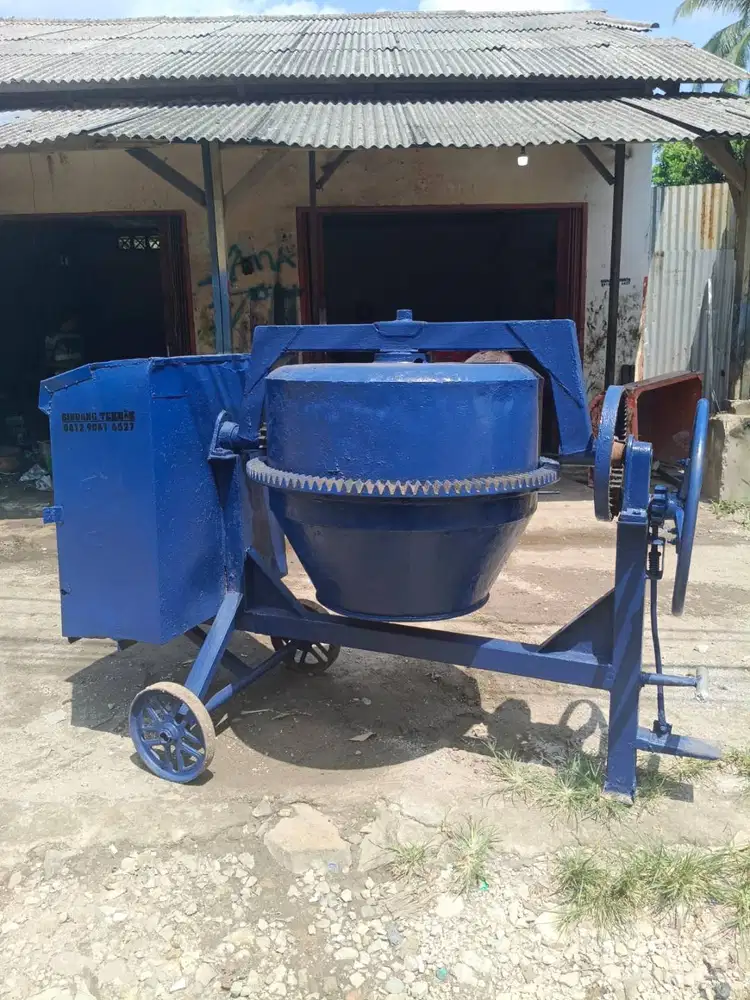 Jual Mesin Mixer Cor Beton Merk AAA Gentong Kokoh Siap Pakai