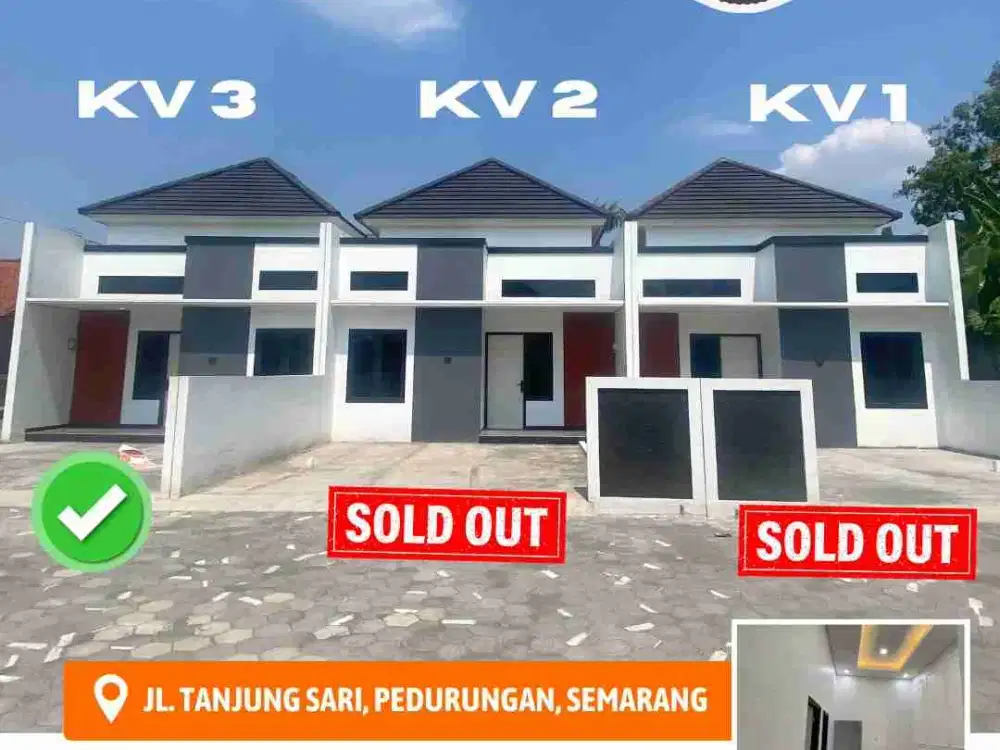 rumah 5 menit ke Polsek Pedurungan
