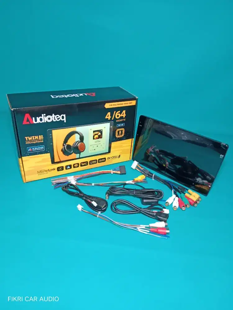 Head Unit Android Audioteq AQ-A9 OS14 9 Carplay 4/64 8Core NFC QLED