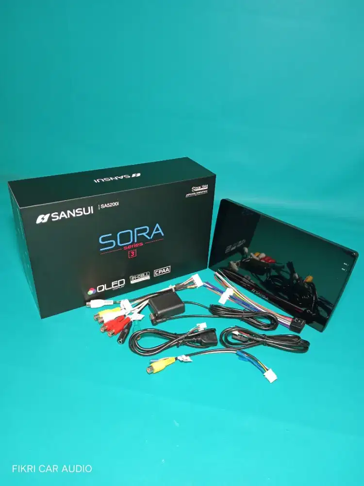 Head Unit Android SANSUI SORA 3 9 RAM 4/64 IN-CELL QLED OS12 Carplay