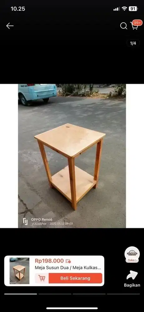 Meja dispenser 2 susun