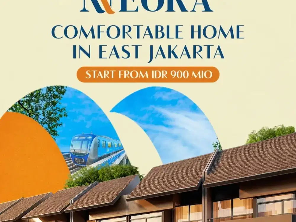 Rumah 2 lantai dengan cicilan 4 jutaan di Jakarta timur