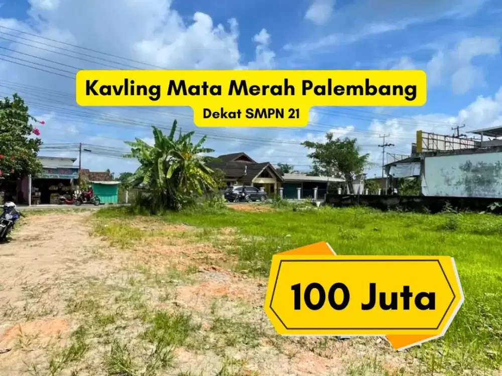 Kavling MURAH Palembang Harga 100 Juta SHM