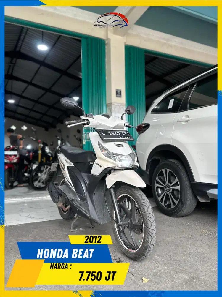 HONDA BEAT 2012 PLAT L NDANG SATSET MASZEHH HIKMAH MOTOR KEPUH MALANG