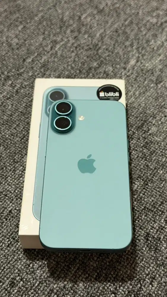 Iphone 16 basic 128gb teal ibox garansi on