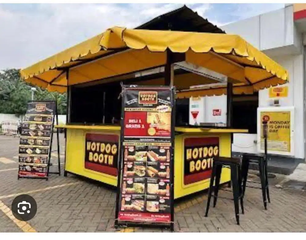 Booth Hotdog, Burger, hingga semua jenis makanan