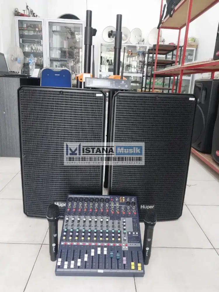 Paket Soundsystem Huper 15inc 1000 watt