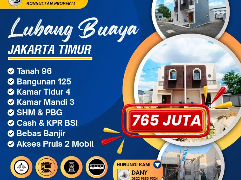 Dijual Rumah Lubang Buaya Jakarta Timur