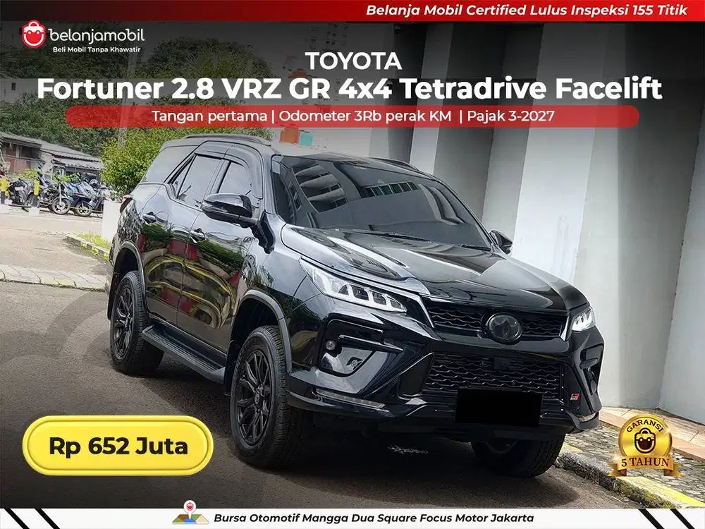 [ 4x4 ] Toyota Fortuner 2.8 VRZ GR Sport Tetradrive Diesel 2025 2026