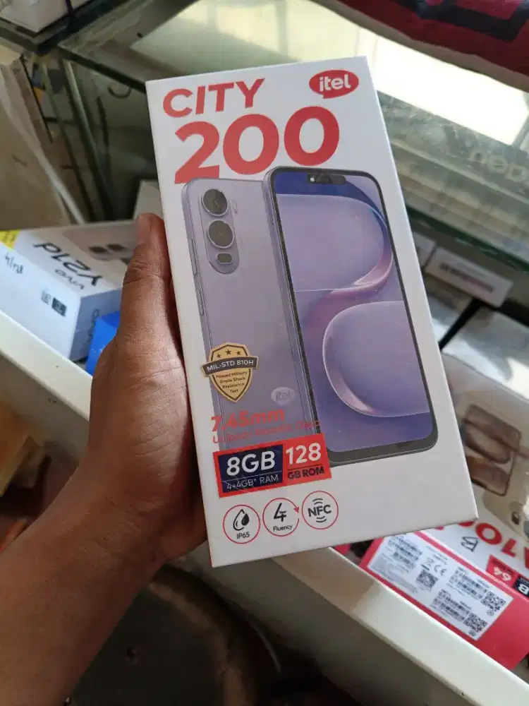 new itel city 200 4/128 garansi resmi