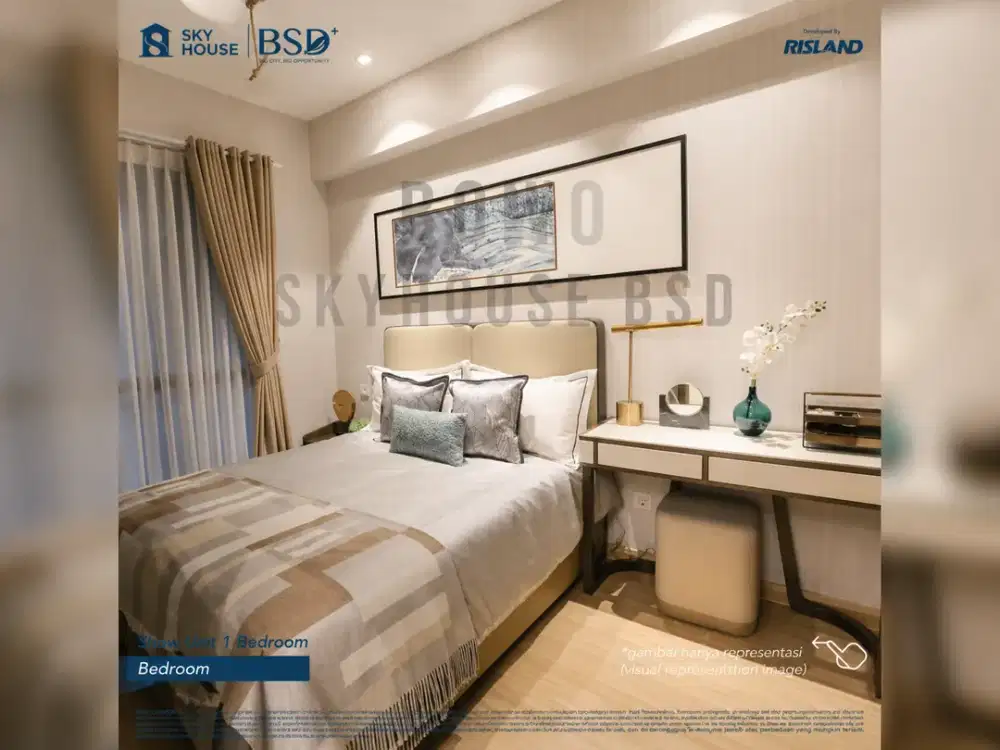 Apartemen Terbaik 1 BR SIap Huni di BSD City Kawasan Premium Strategis