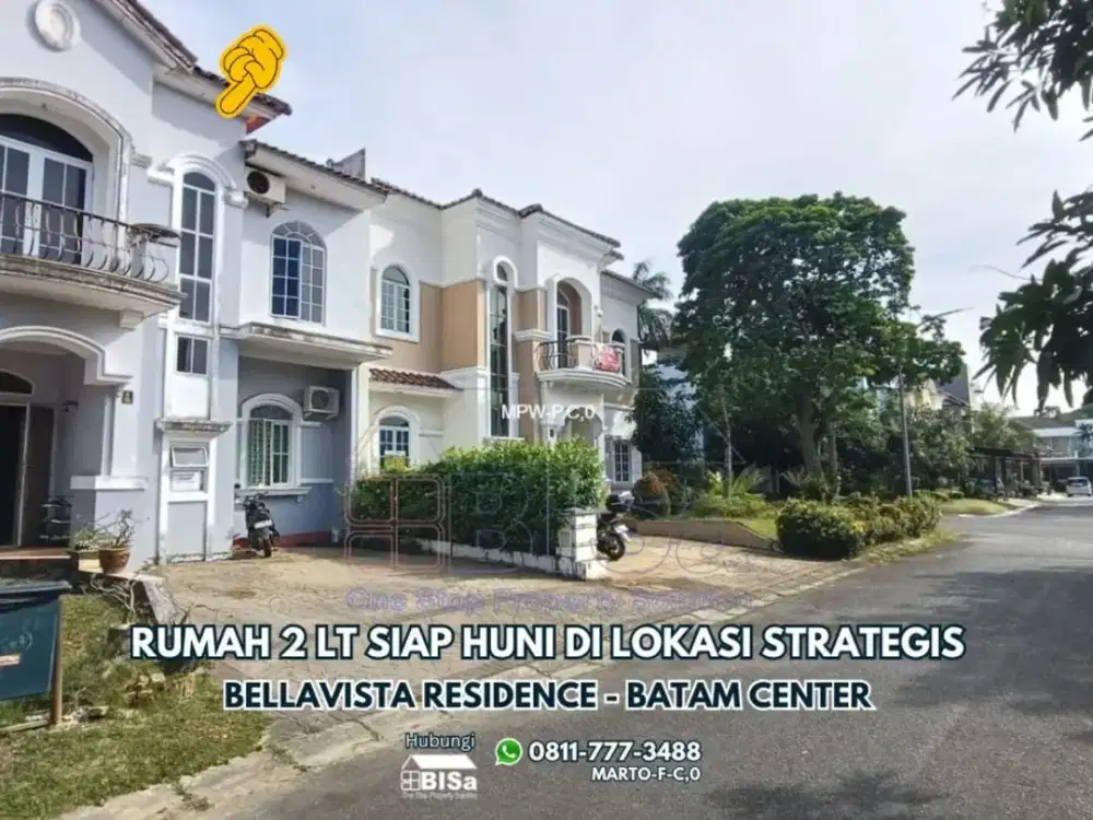 Rumah 2 Lantai Semi Furnish di Bellavista