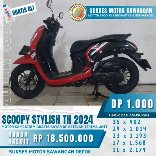 PROSES CEPAT GUYS,HONDA BEAT SCOOPY FASHION TH 2024 (SUKSES MOTOR)