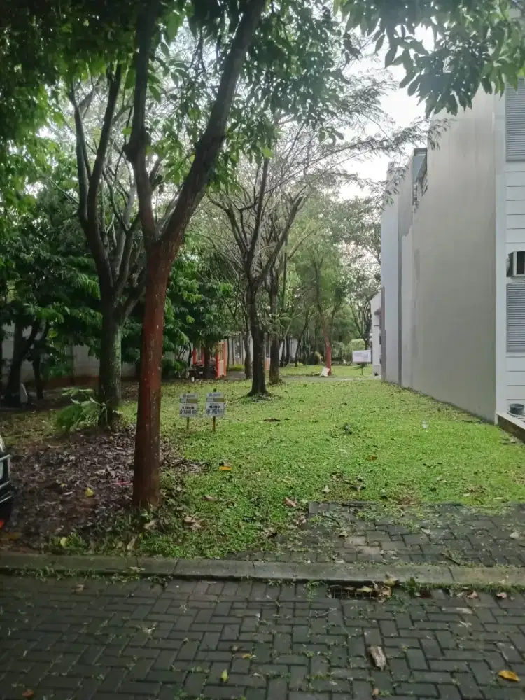 Di jual kavling rumah hoek Greenwich cluster Hylands hadap selatan