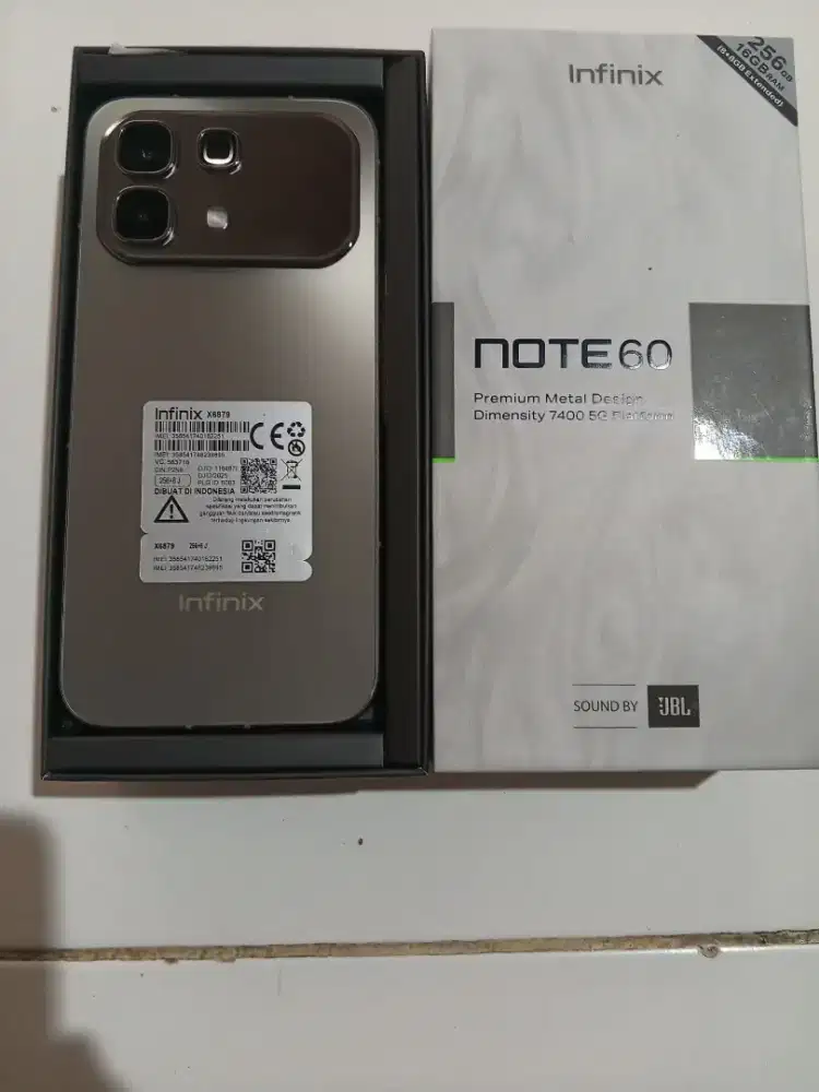 Infinix note 60 8/256 garansi on