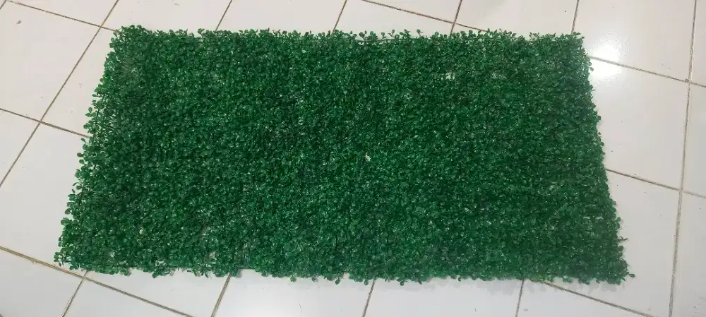 Daun dollar sintetis, ukuran: 120x60cm, ada 3 pcs