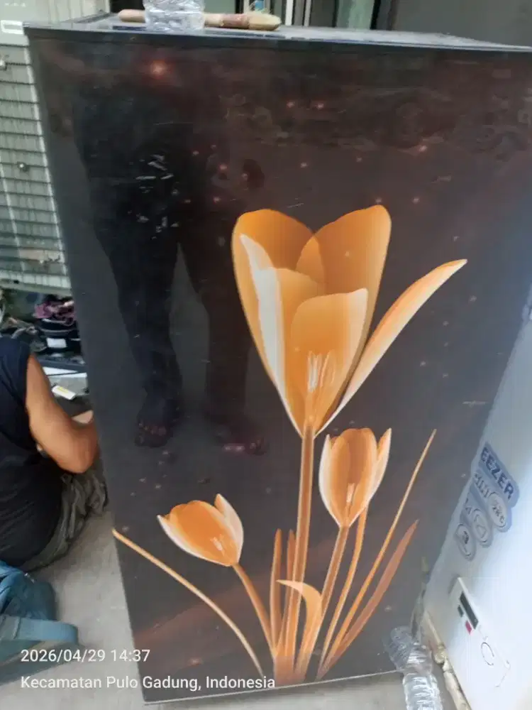 Kulkas Aqua dingin dan beku  siap pakai normal