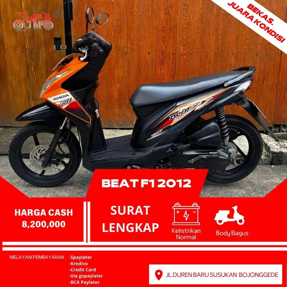 BEAT FI 2012 SURAT LENGKAP PAJAK PANJANG SIAP PAKE NO KENDALA TERMURAH