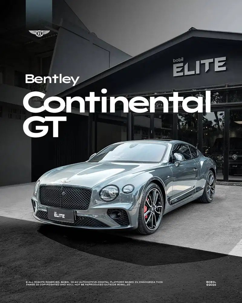 NIK 2022 Bentley Continental GT V8 Grey on Black