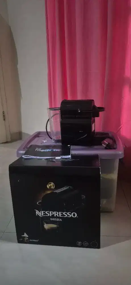 MESIN KOPI NESPRESSO INISSIA BLACK FULLSET NEW