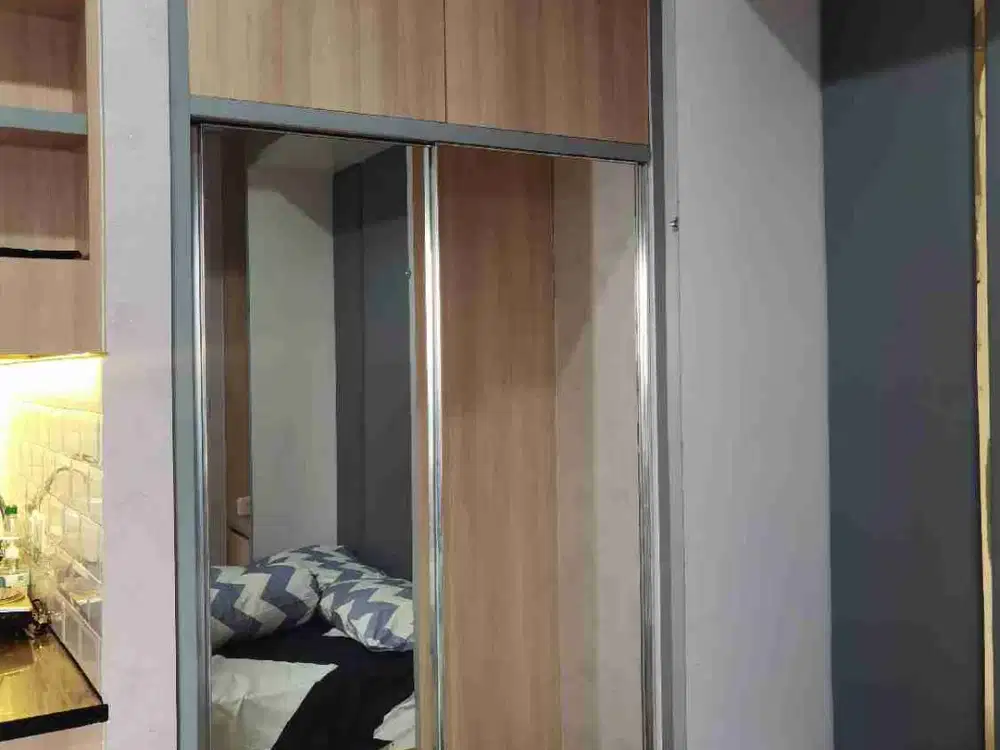Unit Studio Cantik Pesona Depok Full furnished Tinggal Bawa Koper Sewa Per 6 Bulan