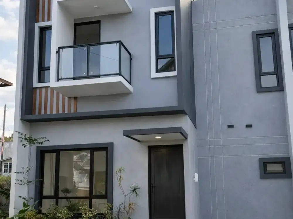 Villa Kota Batu Depan Wisata BNS Gratis Kolam Renang