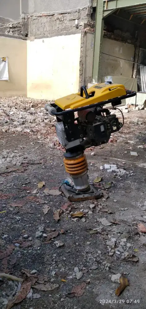 Mesin roller 2ton genset 5000watt mesin bobok