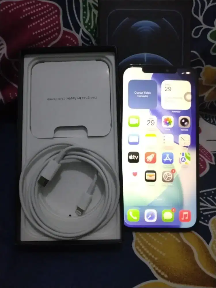 Iphone 12 Pro Max 512GB Fullset Beacukai Like New 98%