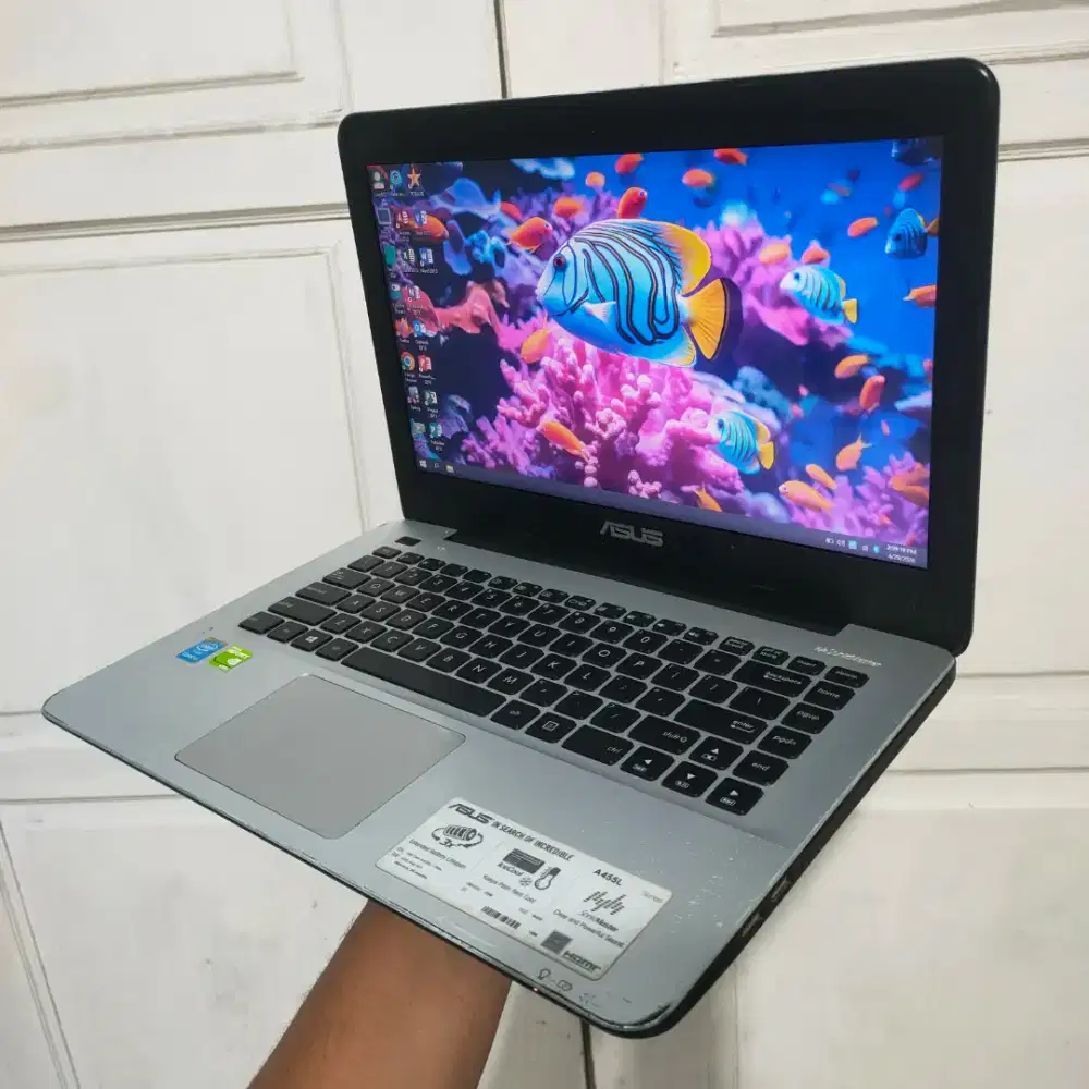 Laptop Slim Asus A455L Core i3 Gen 4 Dual VGA Nvida 820M 2GB