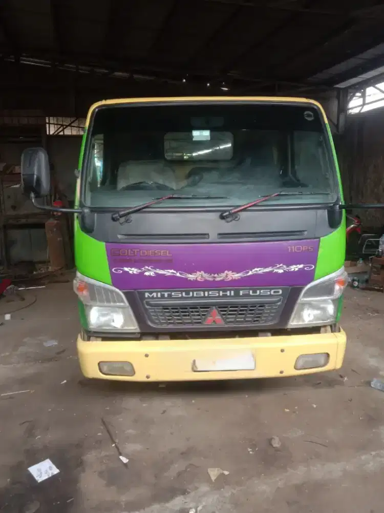 Truk mitsubishi canter 110 PS. FE 71 Engkel 4 Ban, Bak Besi 3 way