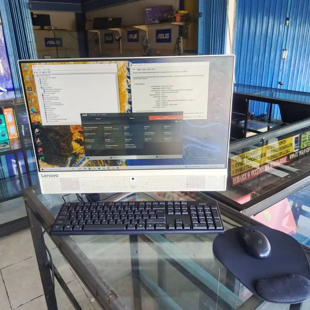PC AIO serba bisa Prosesor i3 7100T + VGA Radeon 2gb DDR5